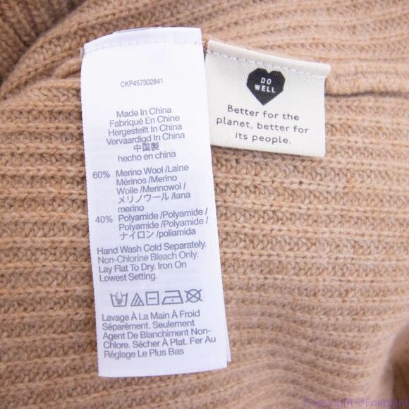 NEW Madewell Glenbrook Half-Zip Pullover Sweater, women's size L - Picture 15 of 16